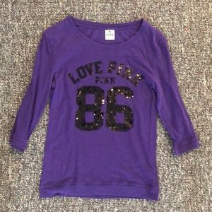 PINK 3/4 sleeve shirt